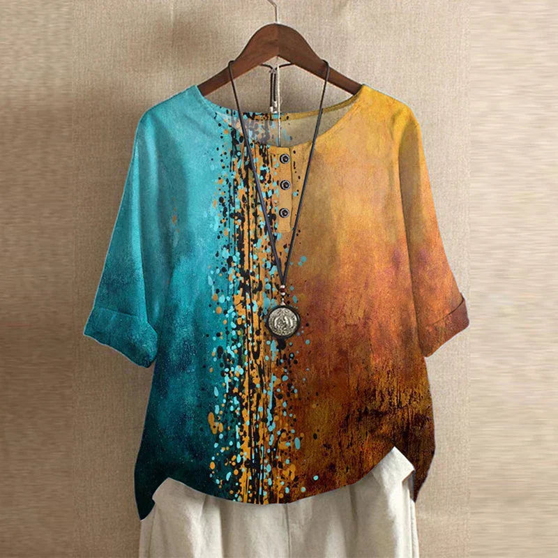 Dakota™ | Vintage-Inspired Printed Blouse