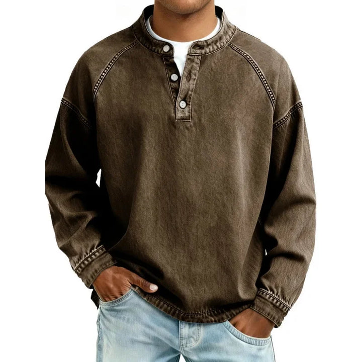 Wesley | Vintage Henley Shirt