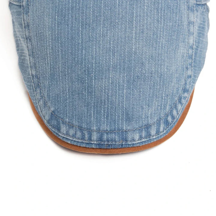 Bloom™ | Classic Denim Flat Cap – Effortless Style & All-Day Comfort