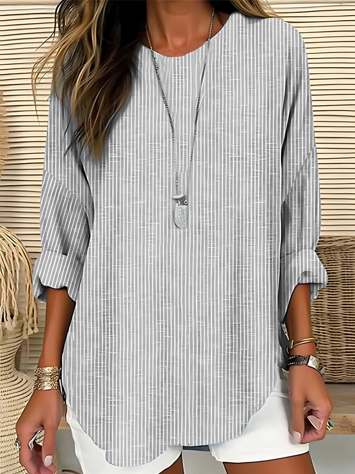 The Phoebe | Relaxed Striped Blouse