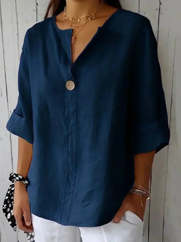 Chloe | Relaxed V-Neck Top