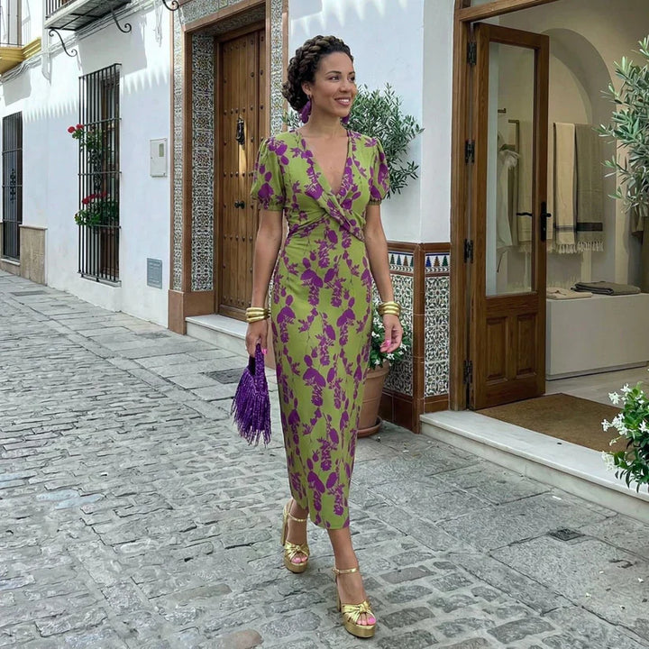 Giulia | Elegant Summer Wrap Dress
