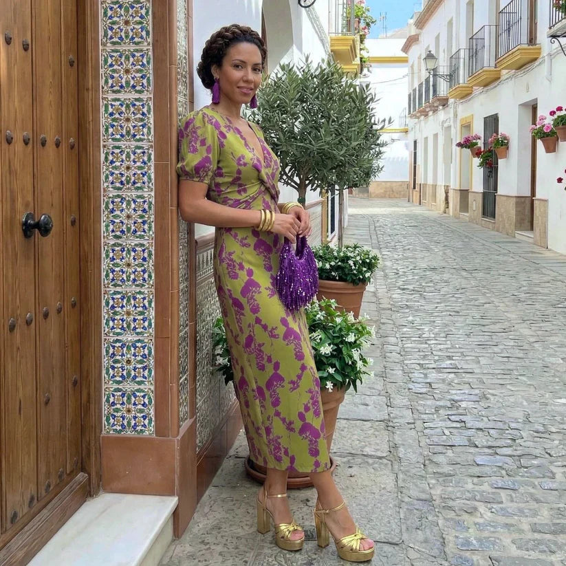 Giulia | Elegant Summer Wrap Dress