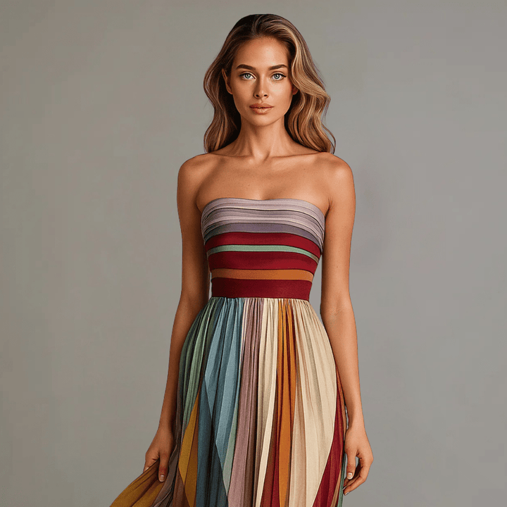 Sleeveless Maxi Dress in Vibrant Colors