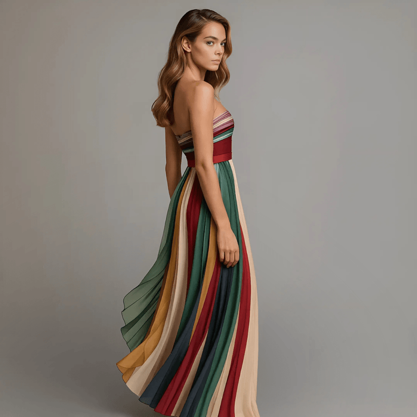 Sleeveless Maxi Dress in Vibrant Colors