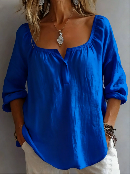 Sherri™ | Chic Square Neck Blouse
