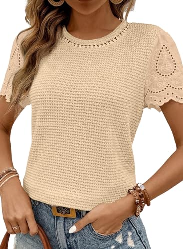 Pippa | Waffle Lotus Leaf Sleeve Top