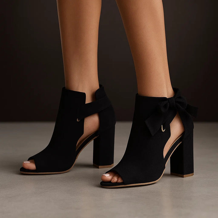 Bianca | Elegant Bow Heel Sandals