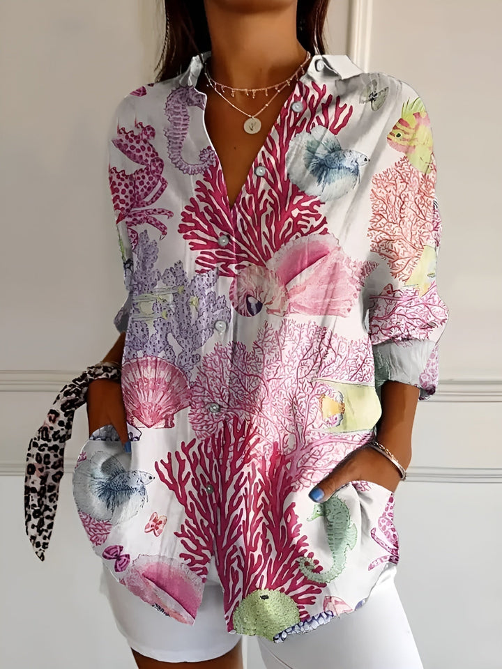 Kaitlyn™ | Floral Flow Shirt - Buy One, Get One Free