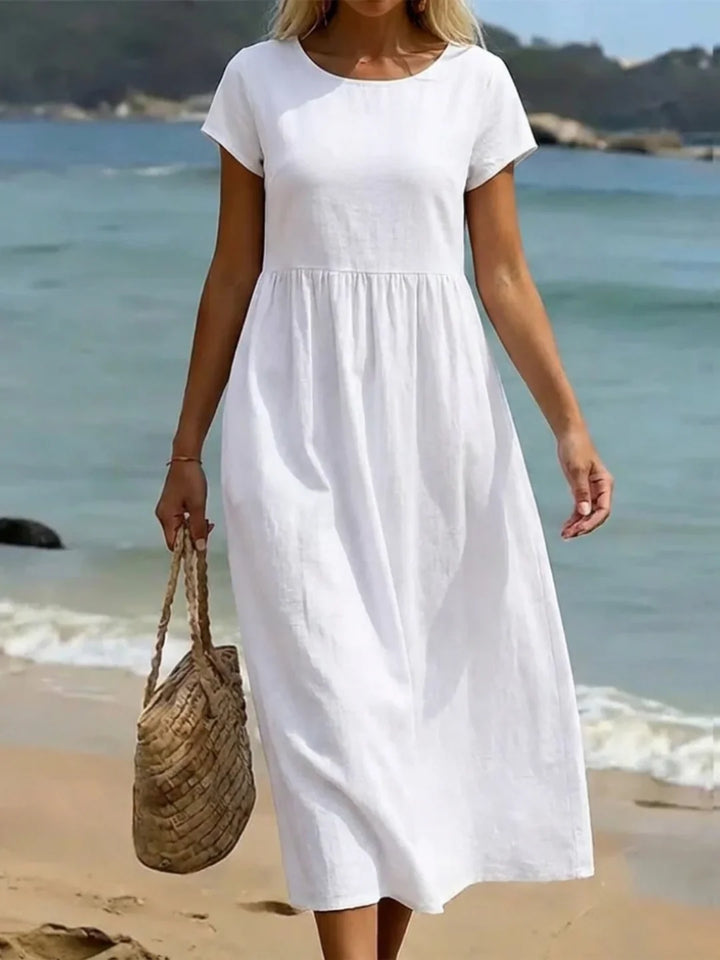 Grace™ | Timeless Elegance Fluid Midi Dress